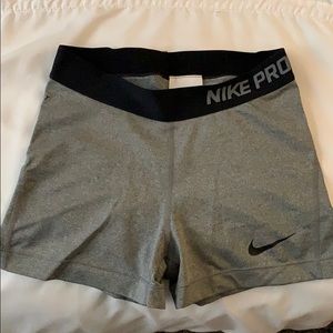 Gray Nike Pros